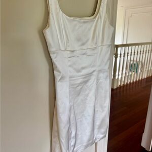 Wilfred White Sleeveless Sheath Dress